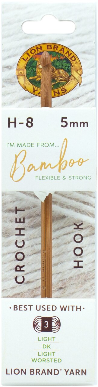 Lion Brand Bamboo Crochet Hook-Size H/8Mm